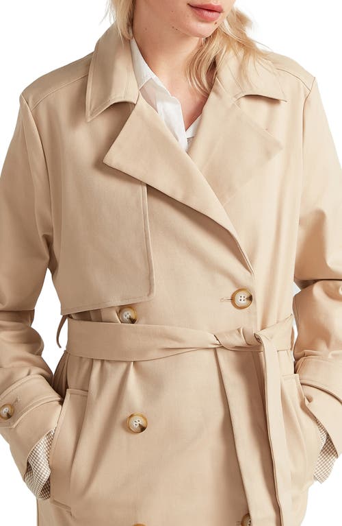 Belle & Bloom Empirical Trench Coat In Camel