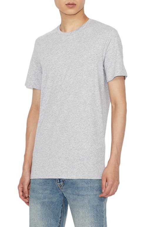Heathered Crewneck T-Shirt in Heathered Grey