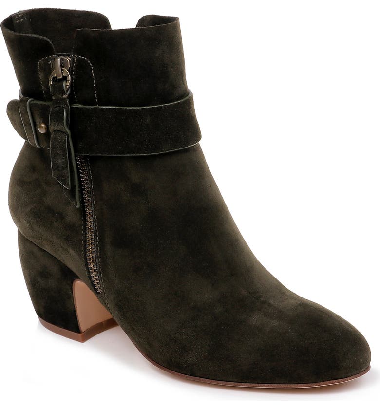 SPLENDID Harlee Bootie, Main, color, DARK GREEN SUEDE