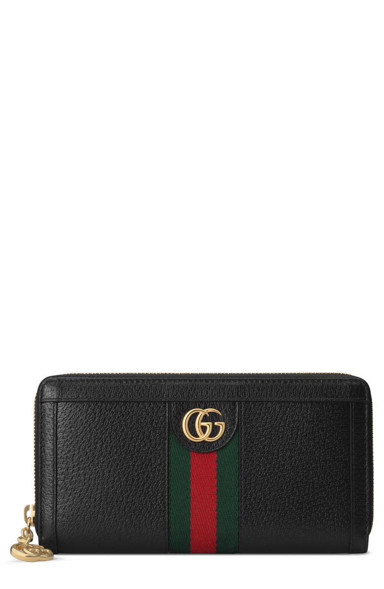 Gucci Ophidia Zip-Around Leather Wallet | Nordstrom