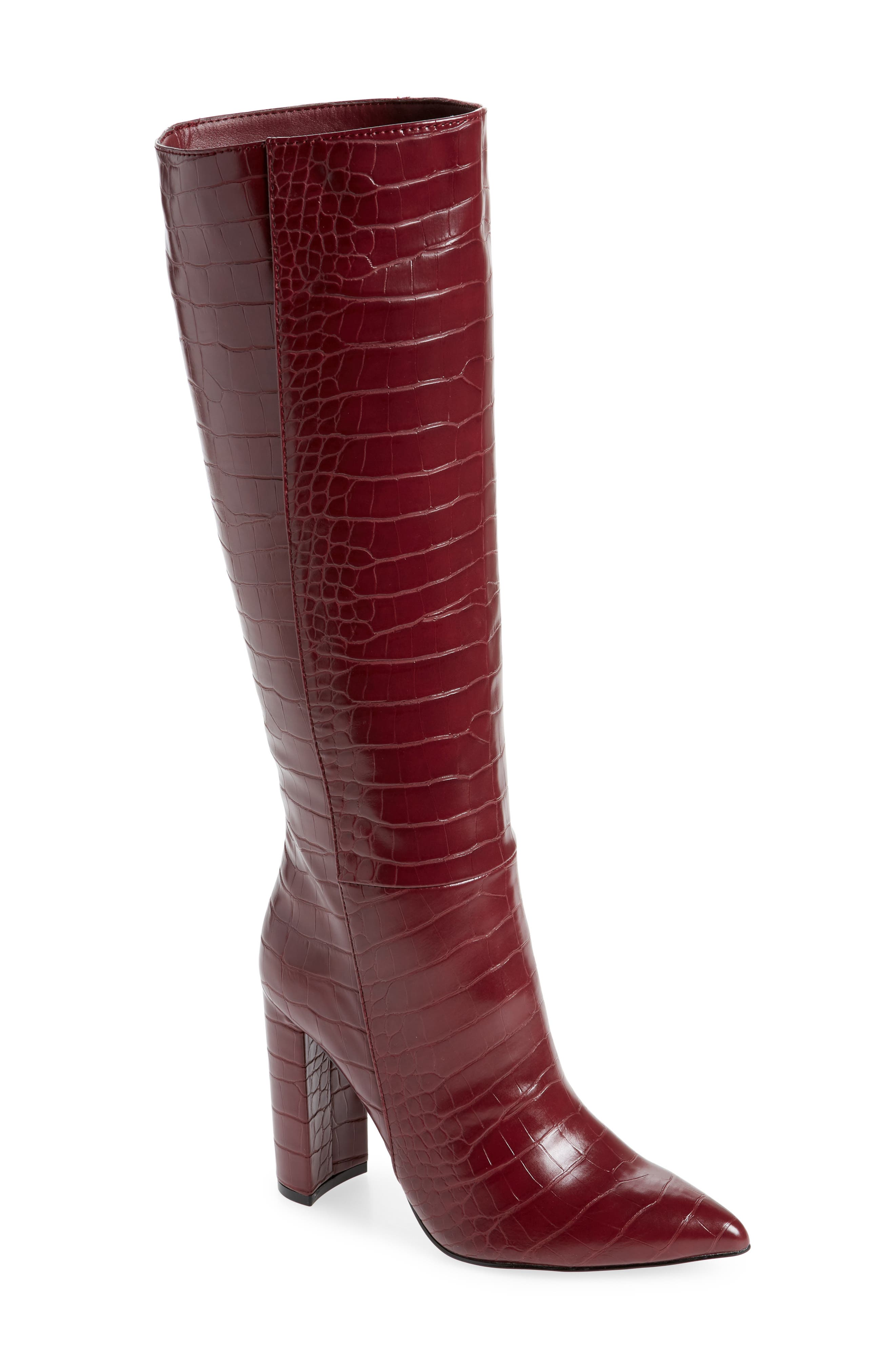 steve madden knee high heel boots