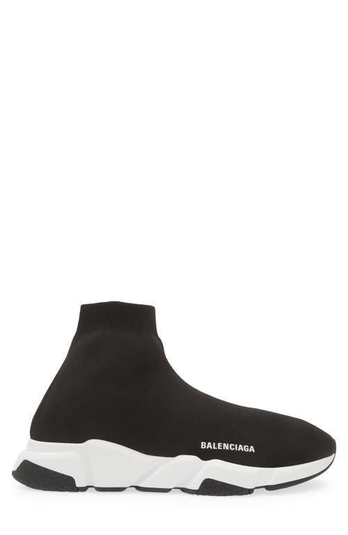 Shop Balenciaga Speed Lt Sock Sneaker In Black/white/black
