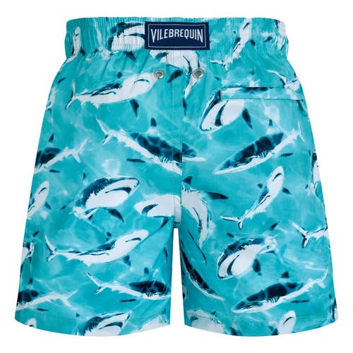 Vilebrequin Elasticated Swim Shorts In Lagon