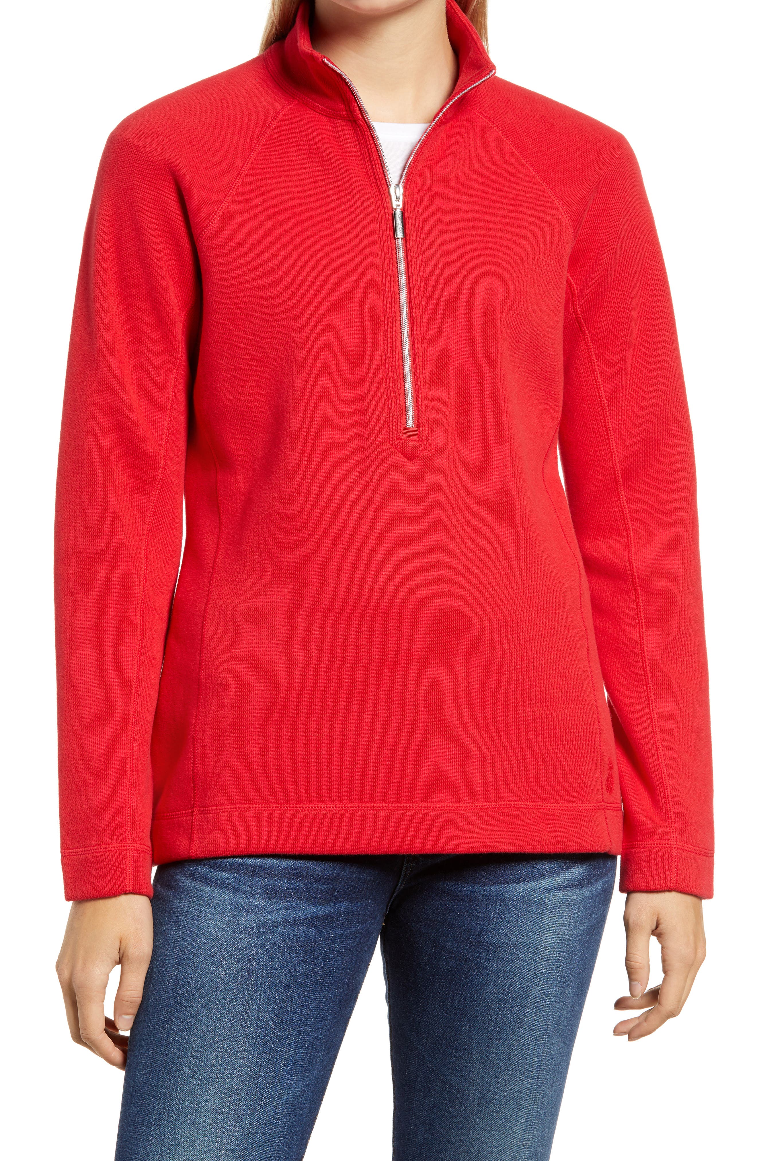 tommy bahama aruba half zip women's