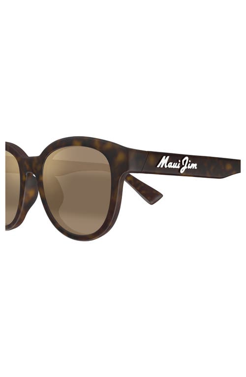 MAUI JIM MAUI JIM IHUPANI AF 53MM POLARIZEDPLUS2® ROUND SUNGLASSES 