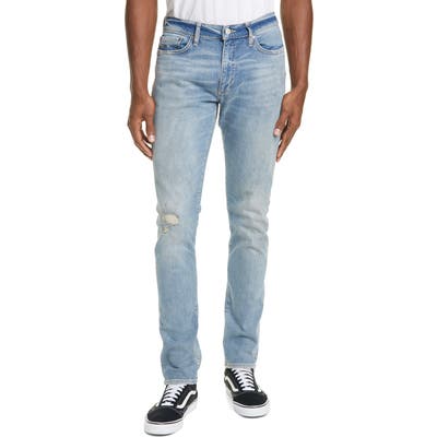 Ovadia Ripped Skinny Fit Jeans, Blue