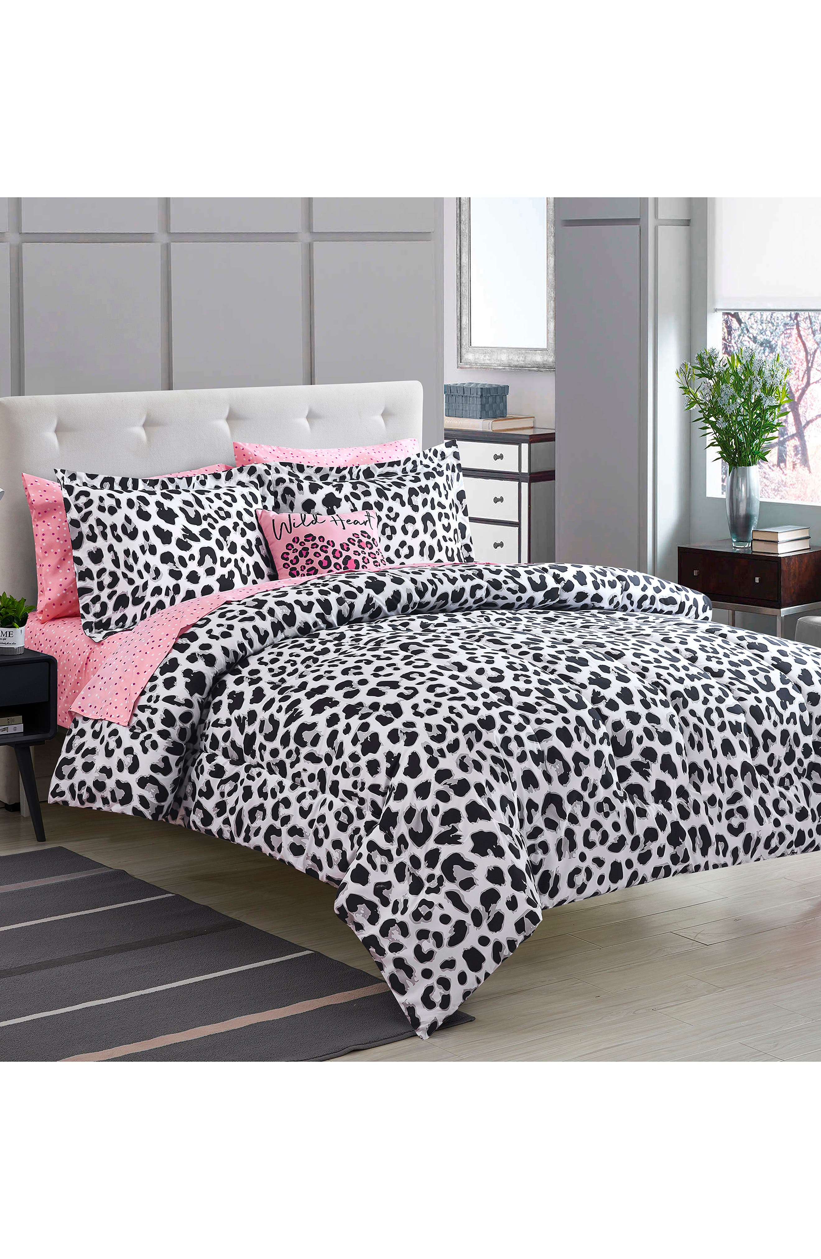 Snow Leopard Comforter Set 