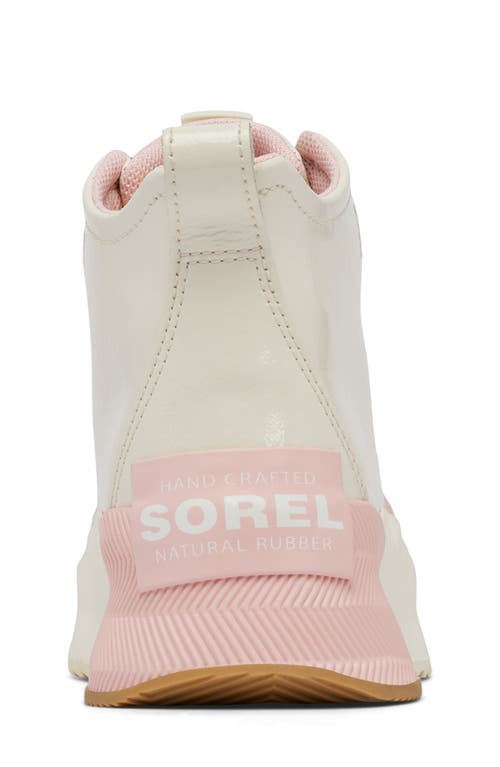 Shop Sorel Kids' Out N About Waterproof Duck Boot In Chalk/vintage Pink