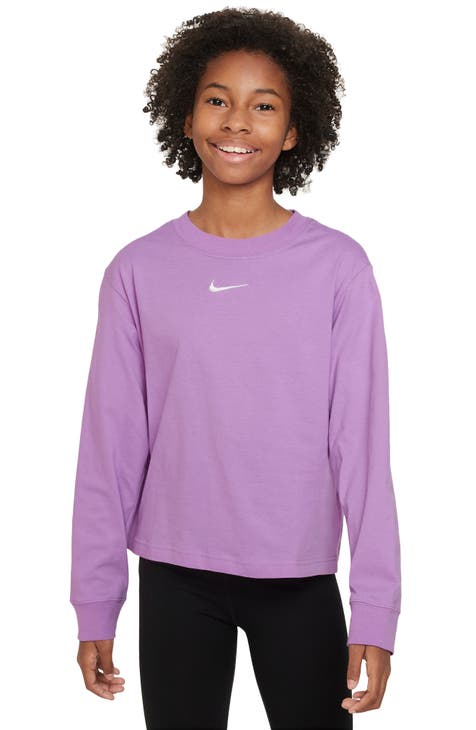 Liquidation Womens NBA Go Hornets Purple V-Neck Long Sleeve T-Shirt