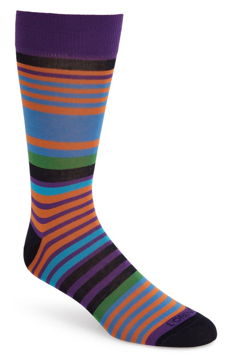 Lorenzo Uomo 'Portland' Stripe Socks | Nordstrom
