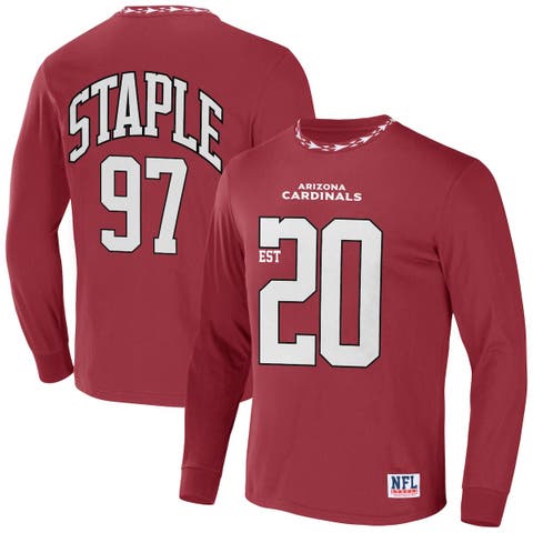 NFL Team Apparel Little Kids' Arizona Cardinals Drip Red Long Sleeve T-Shirt