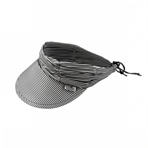 Uv Skinz Swim Visor In Black Stripes