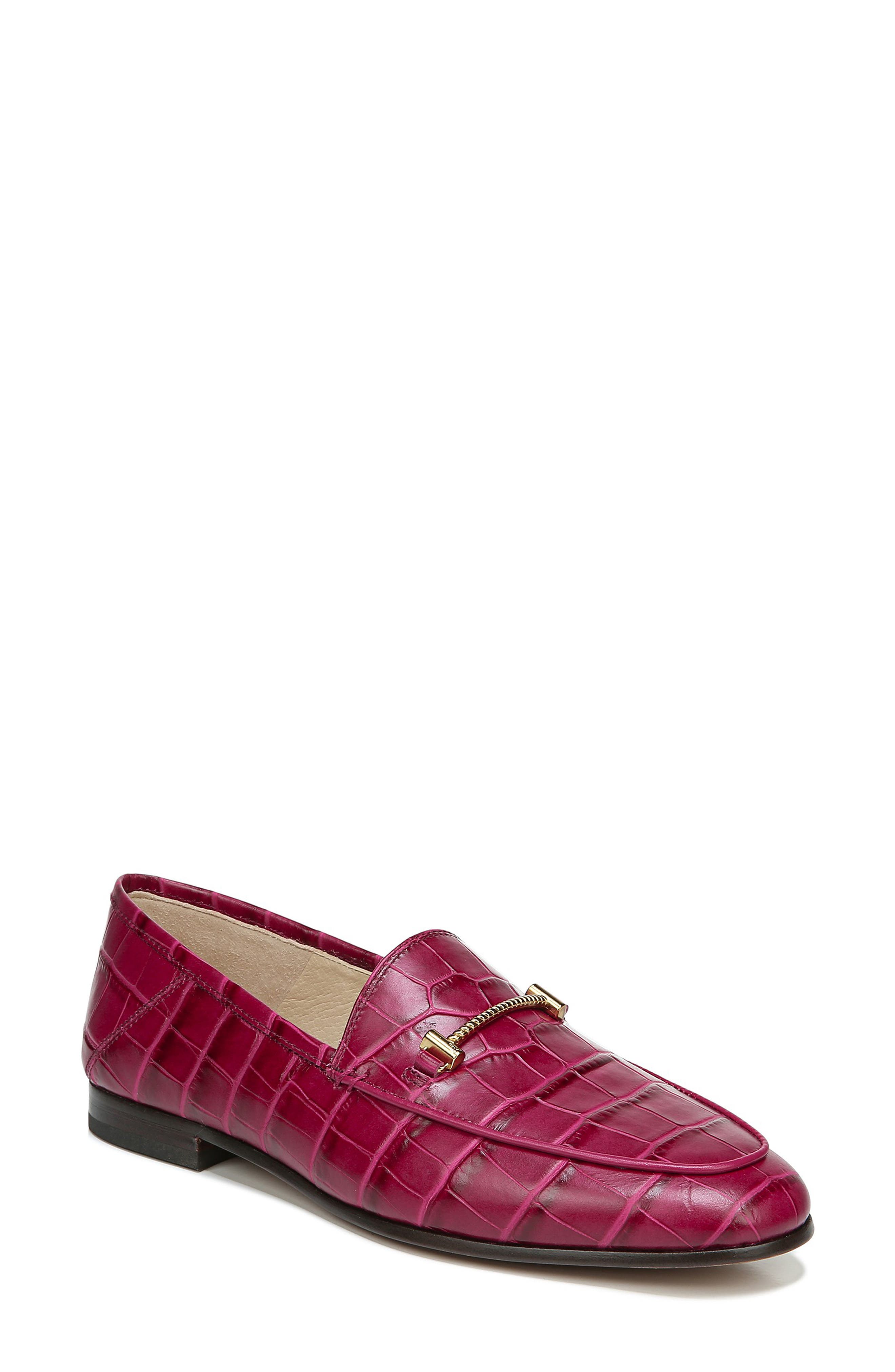 sam edelman croc loafers