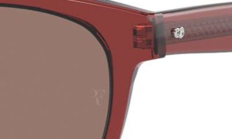Shop Oliver Peoples X Roger Federer 51mm Pillow Sunglasses In Red