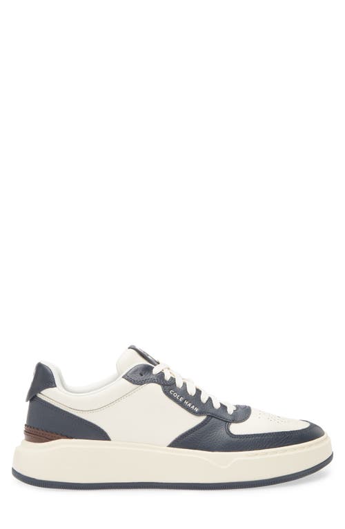 Shop Cole Haan Grandpro Crossover Sneaker In Ivory/blueberry