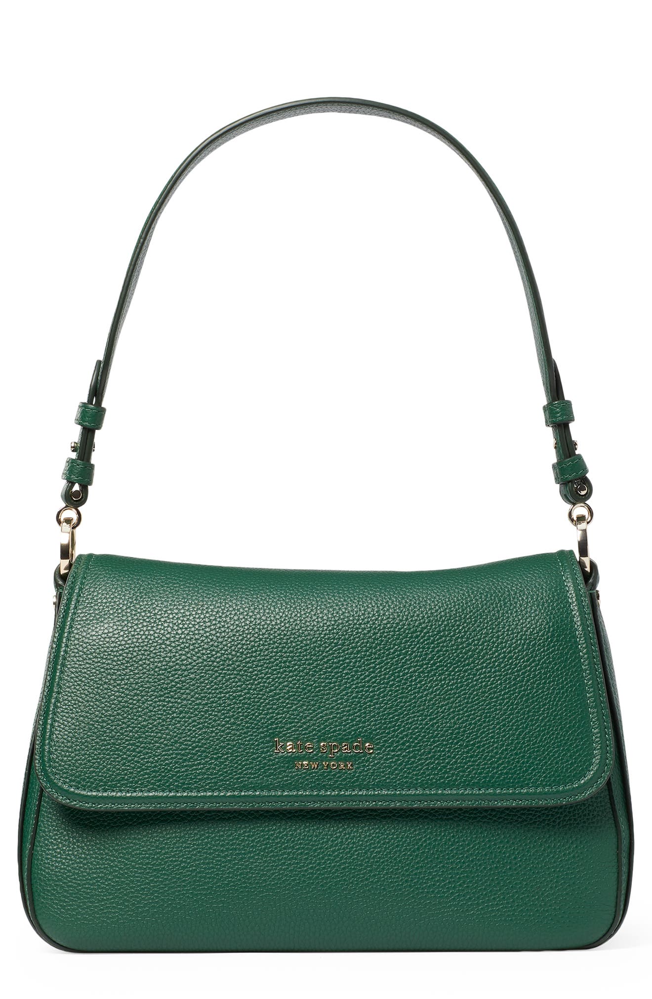 green shoulder bag