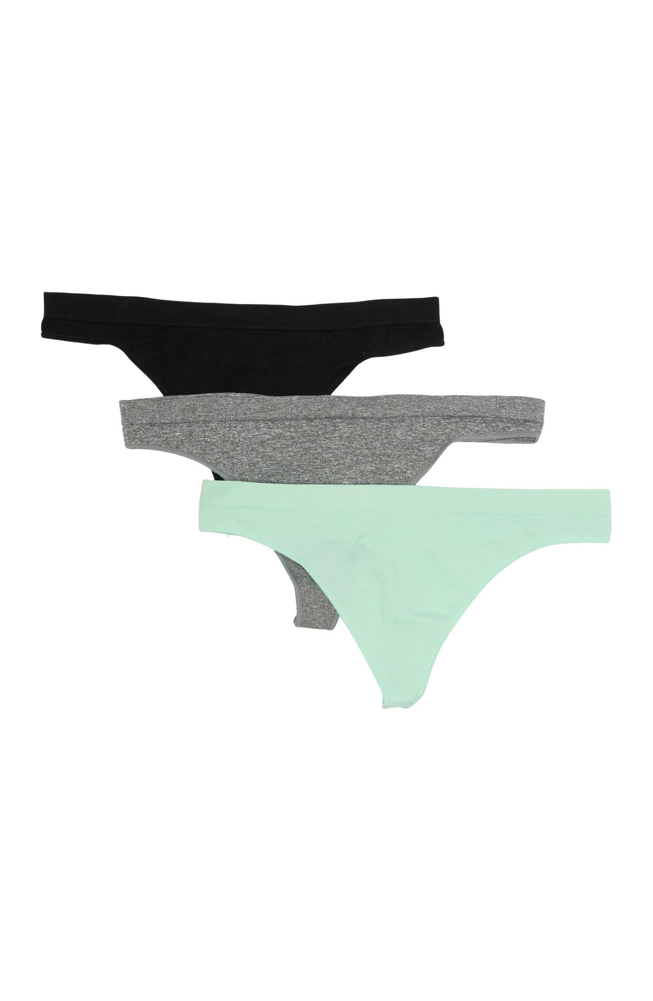 Abound Sammy Seamless Thong In Medium Green