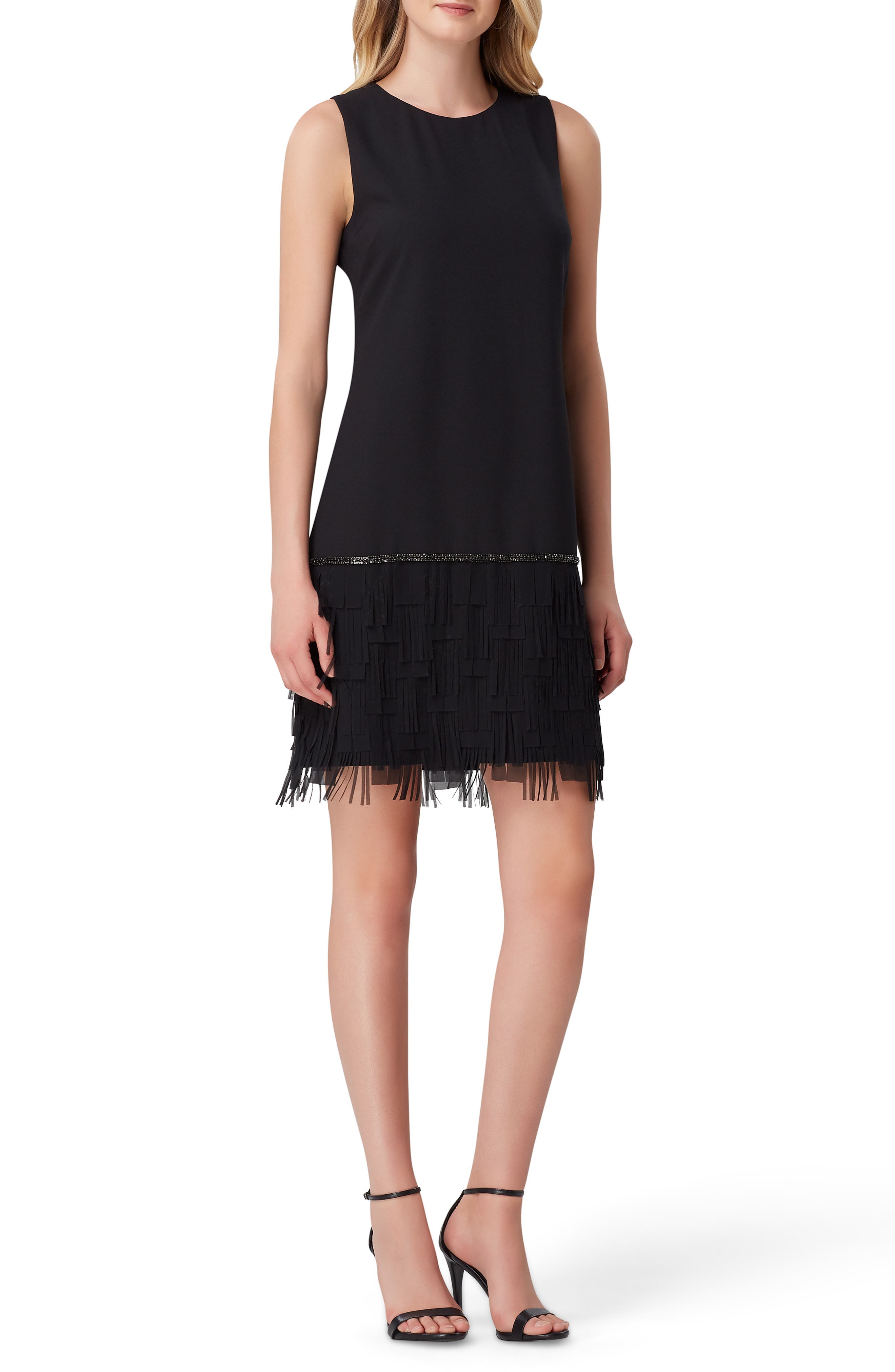fringe sheath dress