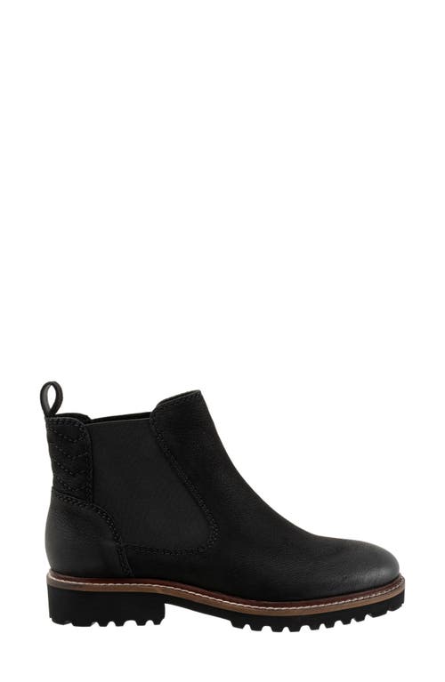 Shop Softwalk ® Indy Chelsea Boot In Black Nubuck