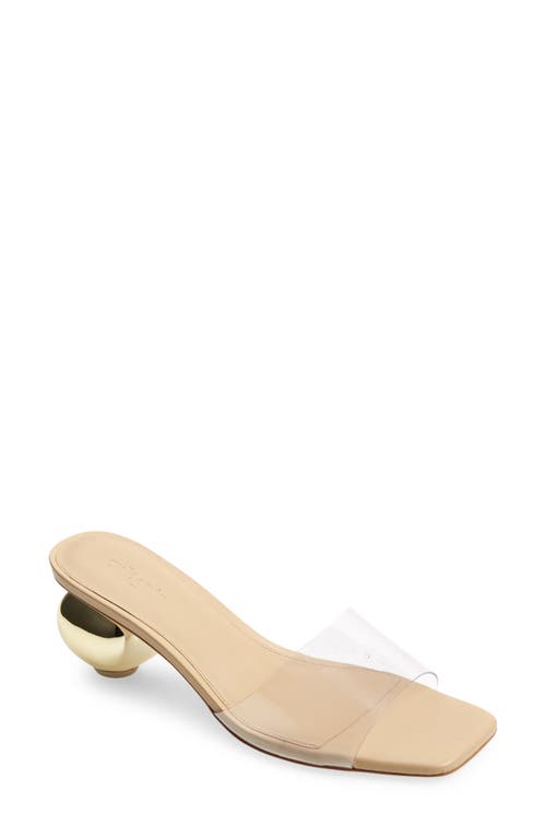Cult Gaia Tyra Sculpted Heel Slide Sandal Clear at Nordstrom,