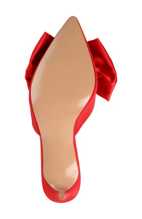 Journee Collection Tiarra Mule Pump In Red