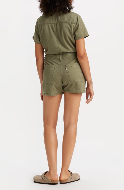 Levi's® Heritage Romper In Olive Night