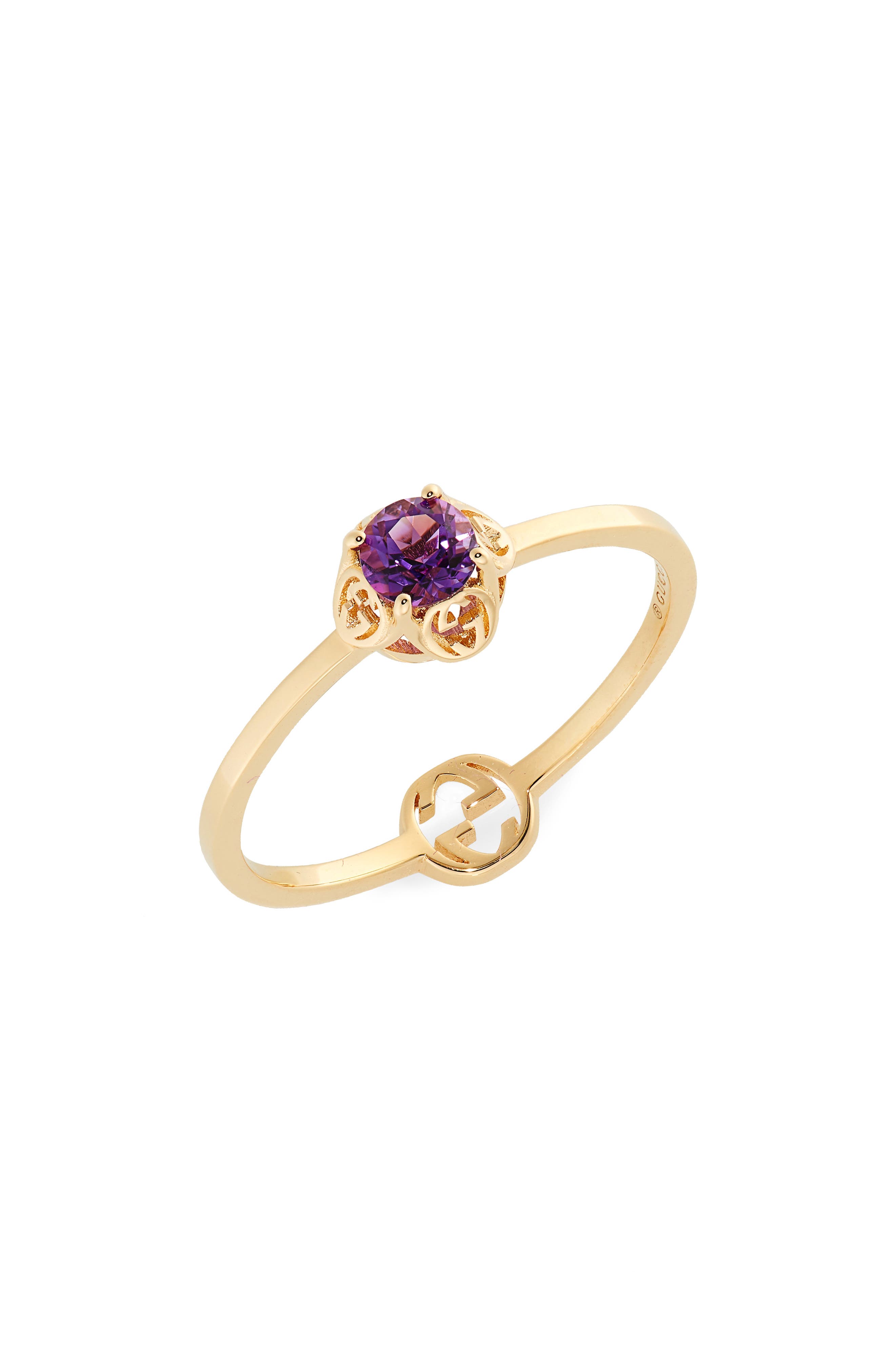 gucci amethyst ring