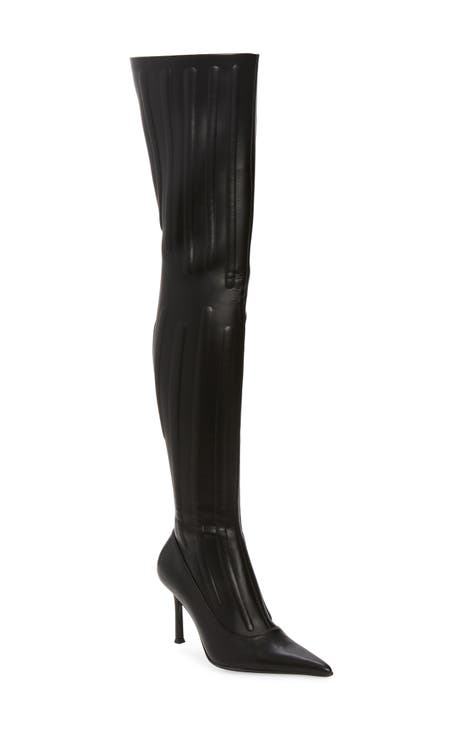 Jeepers Over the Knee Stiletto Boot (Women)
