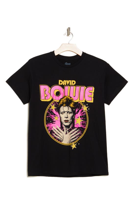 Shop Merch Traffic David Bowie Photo Graphic T-shirt In Black
