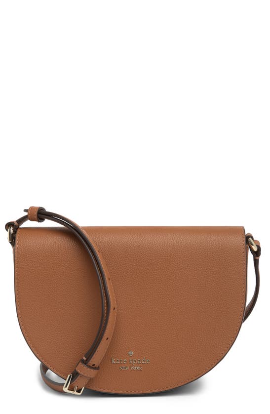 Kate Spade Luna Crescent Crossbody Bag In Warm Gingerbread