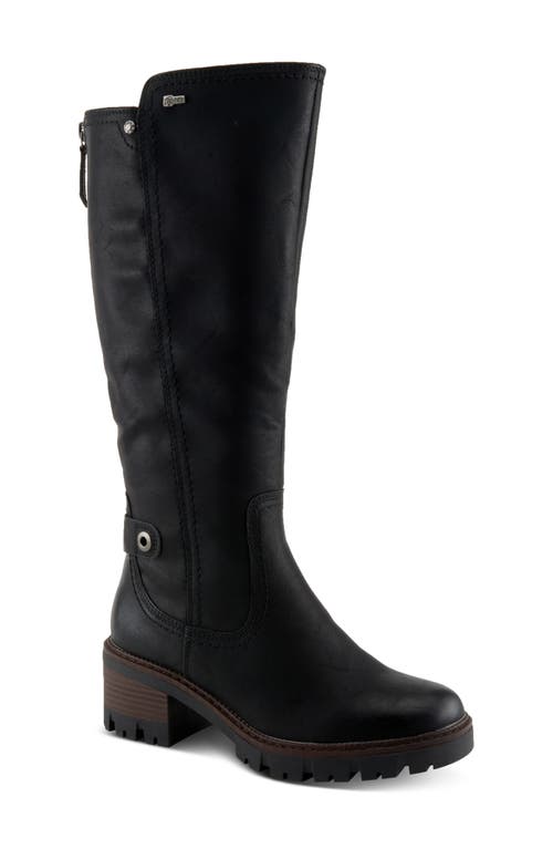 Shop Spring Step Lexis Water Resistant Knee High Boot In Black