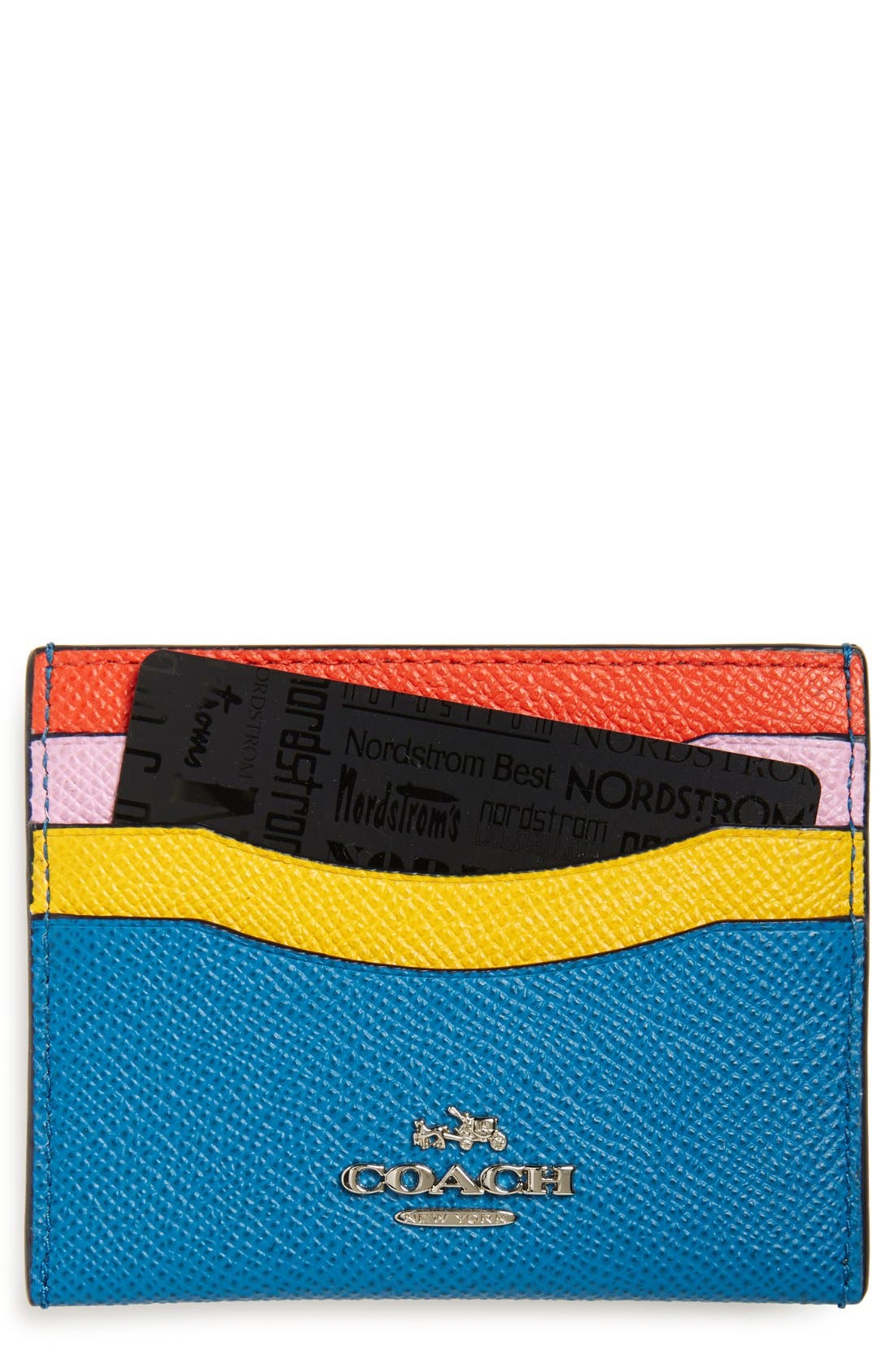 COACH Leather Card Case Nordstrom