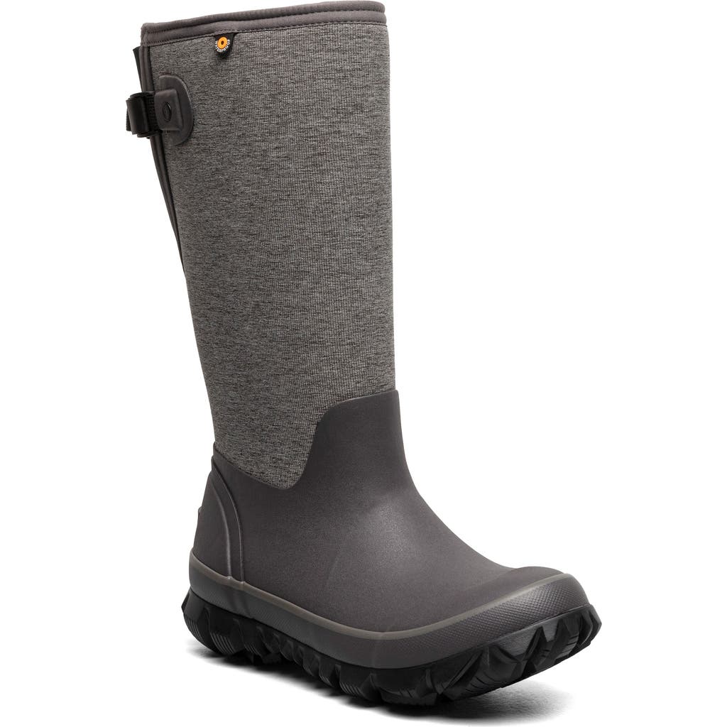 Bogs Whiteout Waterproof Rain Boot In Gray