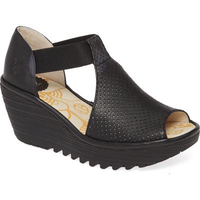 Fly London Yemo Sandal-6- Black