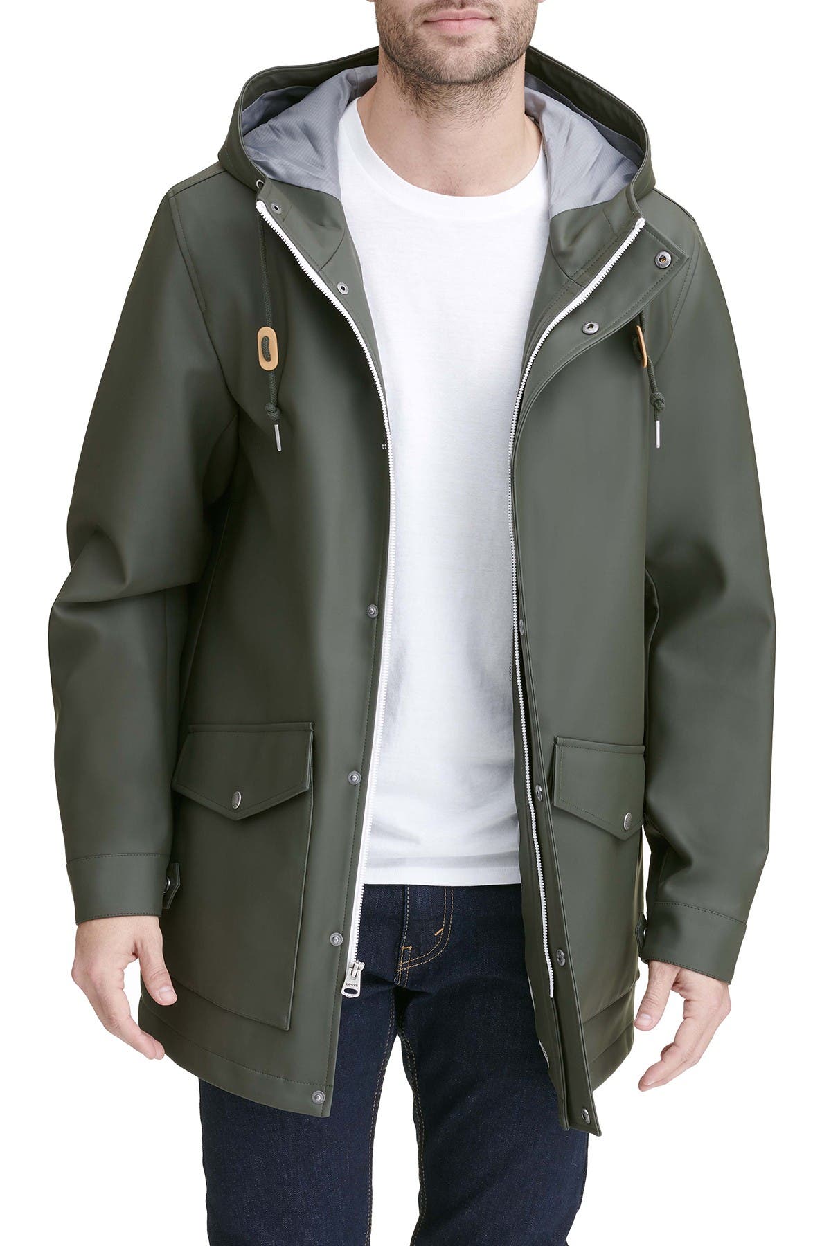 levis rain coat