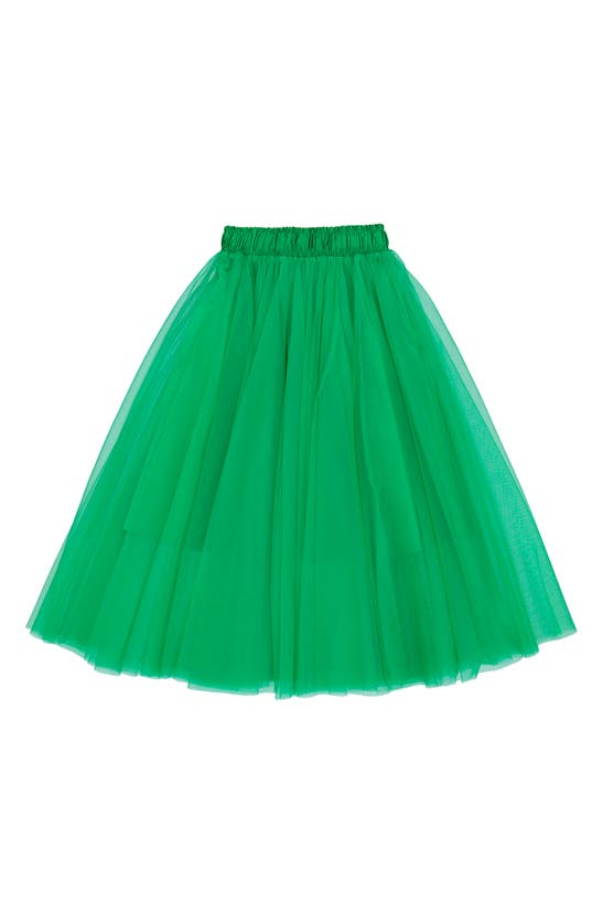 The New Kids' Heaven Tulle Skirt In Bright Green