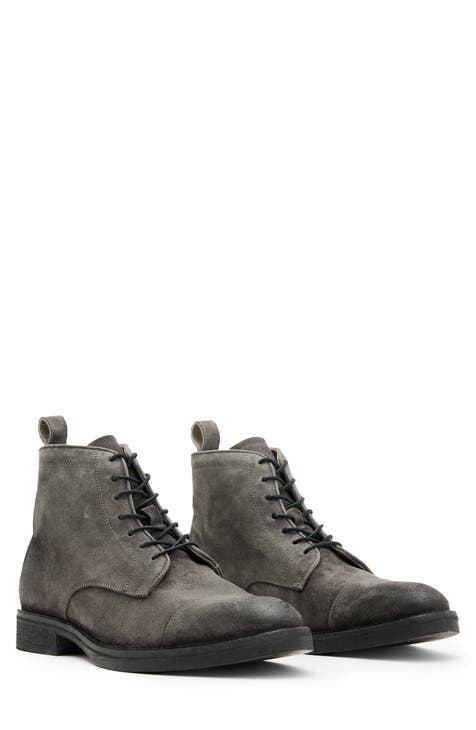 Grey combat boots mens hotsell