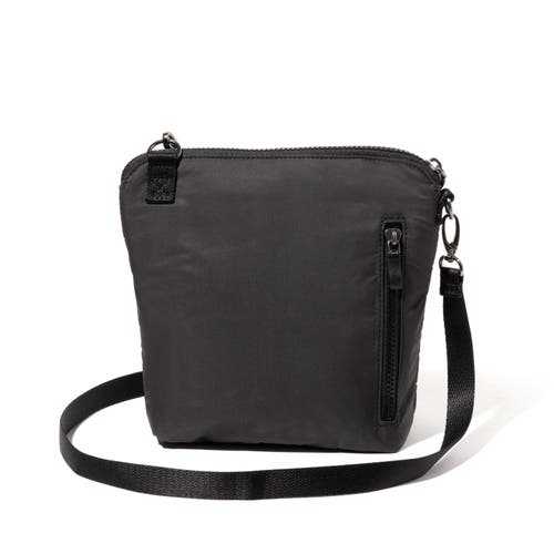 Shop Baggallini Modern Pocket Crossbody Bag In Black Puff