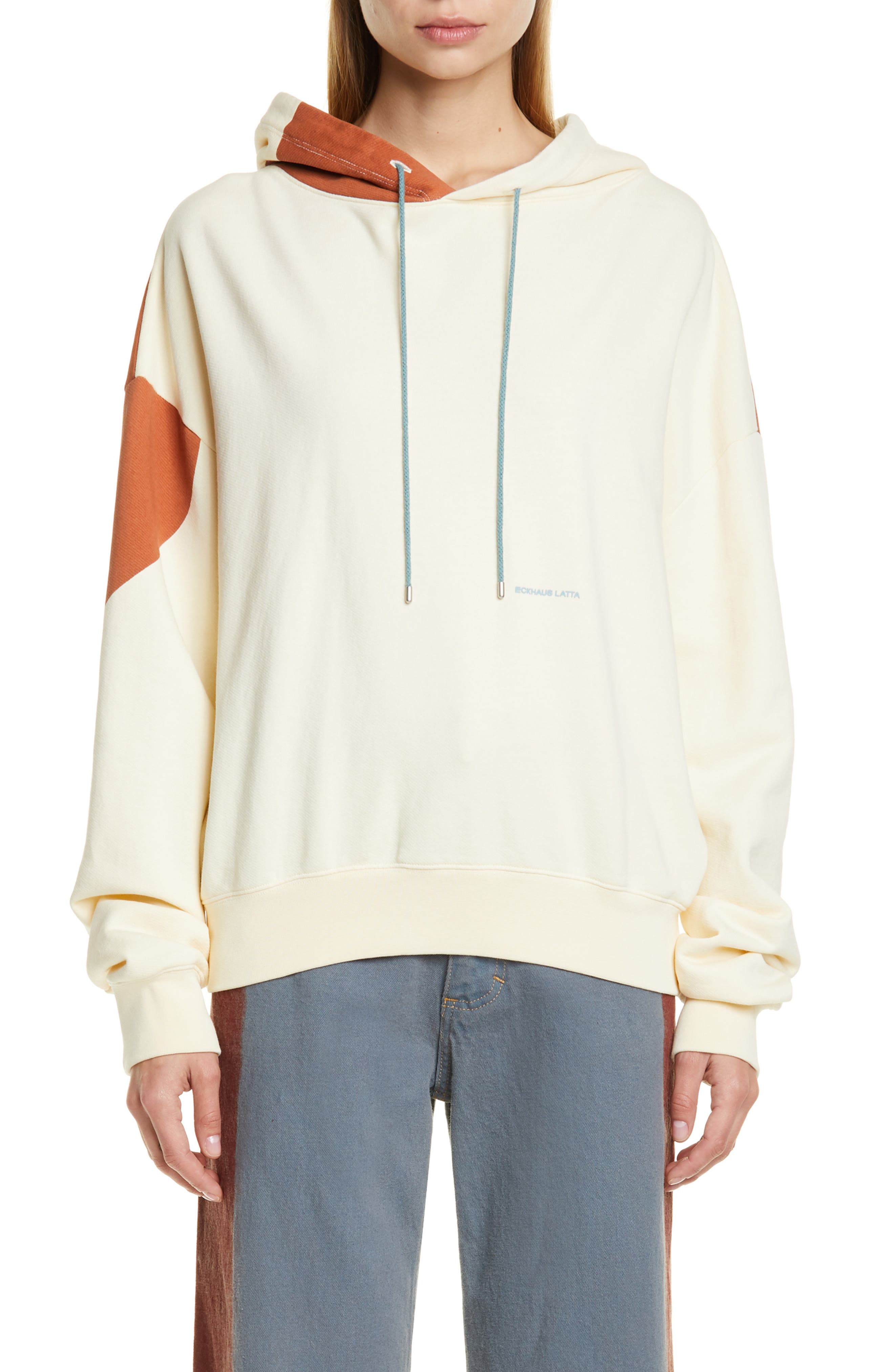 Eckhaus Latta Tops Colorblock Hoodie