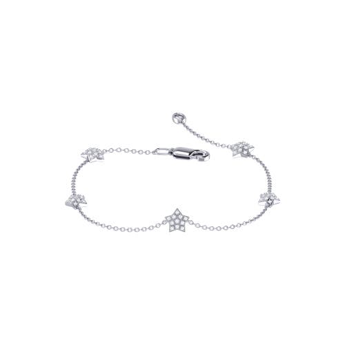 Shop Luvmyjewelry Starkissed Sterling Silver Diamond Bracelet