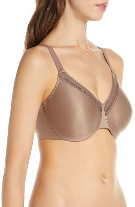 Shop Wacoal Perfect Primer Full Coverage Underwire Bra In Deep Taupe