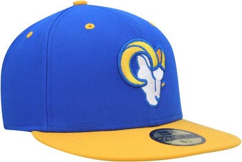Los Angeles Rams New Era 2021 NFL Sideline Road 59FIFTY Fitted Hat -  Royal/Black