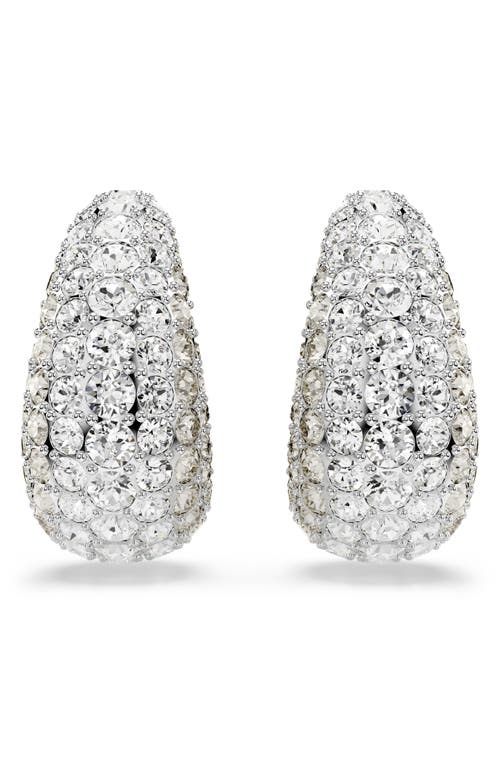 Swarovski Sublima Drop Earrings In Silver