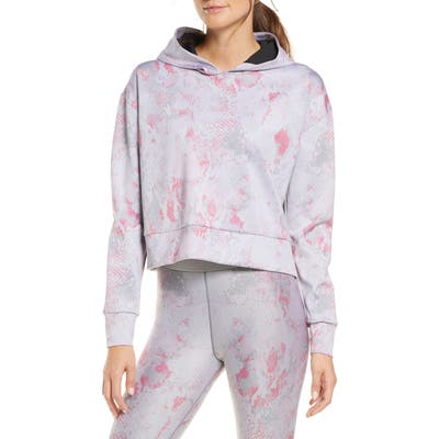Cor Designed By Ultracor Chameleon Crop Hoodie, Grey