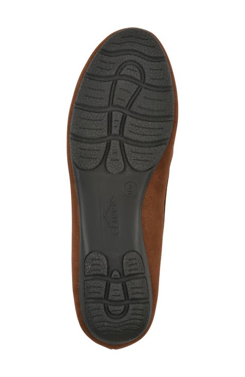 Cliffs By White Mountain Gush Tassel Loafer In Whiskey Suedette