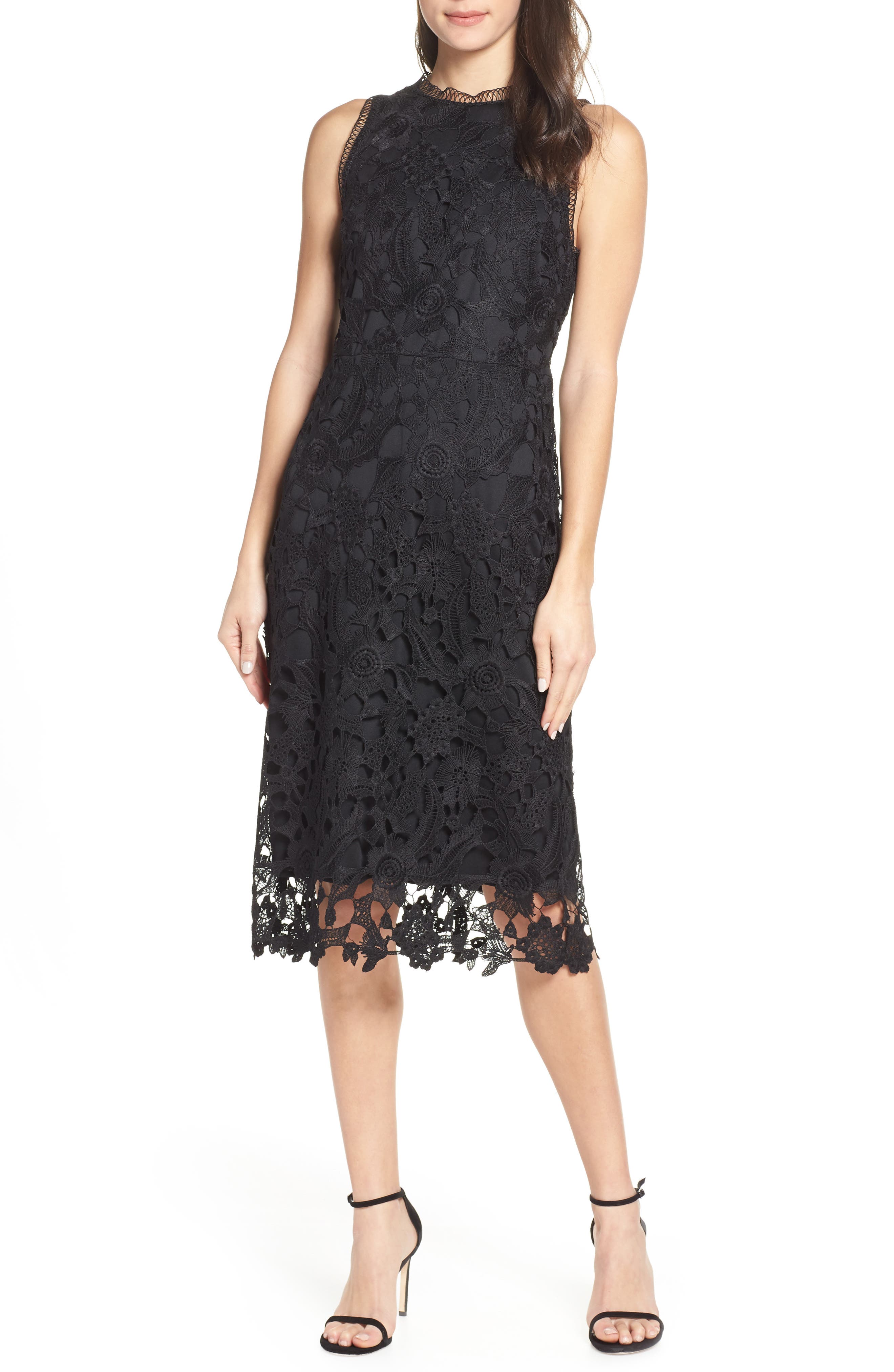 sam edelman lace midi dress