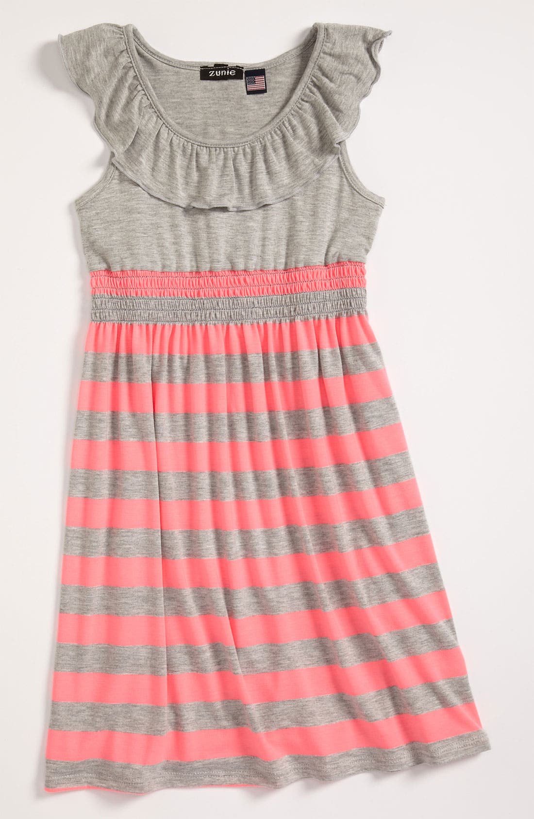Zunie Ruffle Knit Dress (Little Girls) Nordstrom