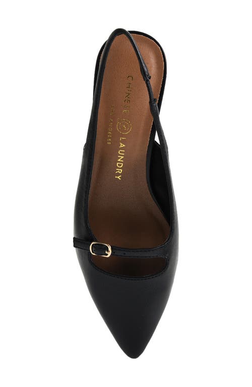 Chinese Laundry Maude Slingback Pointed Toe Pump In Black