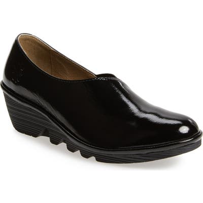 Fly London Peso Wedge - Black