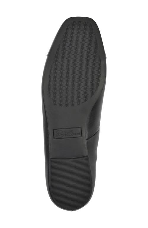 Cliffs By White Mountain Bocci Cap Toe Flat In Black Black Smooth Multi